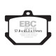 Zavore EBC Moto EBC zavorne ploščice Organic FA FA034 | race-shop.si