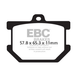 EBC zavorne ploščice Organic FA FA034
