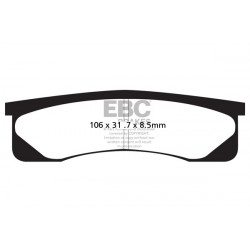 EBC zavorne ploščice Organic FA217