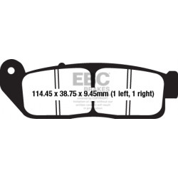 EBC zavorne ploščice&nbsp;Organic FA672