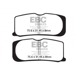 EBC zavorne ploščice Organic FA474