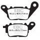 Zavore EBC Moto EBC zavorne ploščice Organic SFA694 | race-shop.si