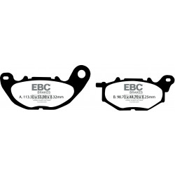 EBC zavorne ploščice SFA Scooter Organic SFA705