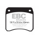 Zavore EBC Moto EBC zavorne ploščice&nbsp;Organic FA016S | race-shop.si