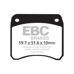 EBC zavorne ploščice Organic FA FA016S