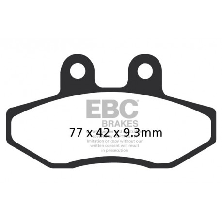 Zavore EBC Moto EBC zavorne ploščice&nbsp; SFAC SFAC393 | race-shop.si