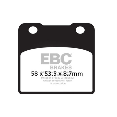 Zavore EBC Moto EBC zavorne ploščice V Semi-Sintered FA103V | race-shop.si