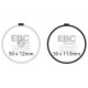 Zavore EBC Moto EBC zavorne ploščice&nbsp; polsintrane FA038V | race-shop.si