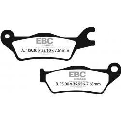 EBC zavorne ploščice V Semi-Sintered FA715V