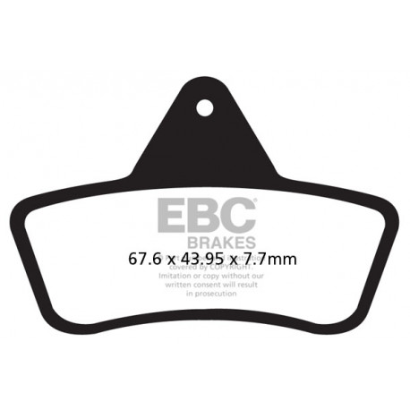Zavore EBC Moto EBC zavorne ploščice&nbsp; sintrane FA271R | race-shop.si