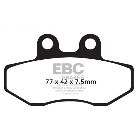 Zavore EBC Moto EBC zavorne ploščice&nbsp; sintrane FA167HH | race-shop.si