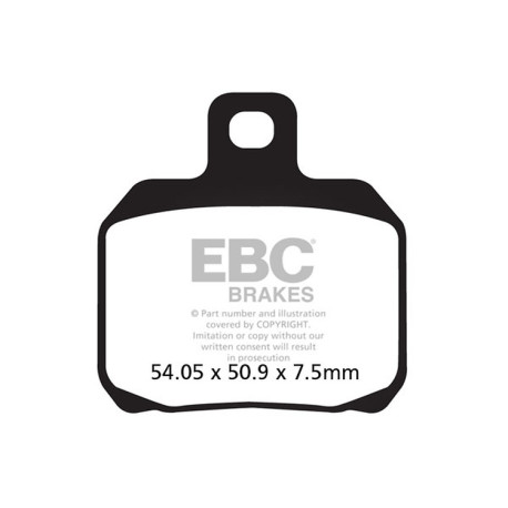 Zavore EBC Moto EBC zavorne ploščice Double-H Sintered FA266HH | race-shop.si