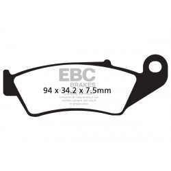 EBC zavorne ploščice  sintrane FA185HH