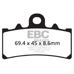EBC zavorne ploščice&nbsp; sintrane FA606HH