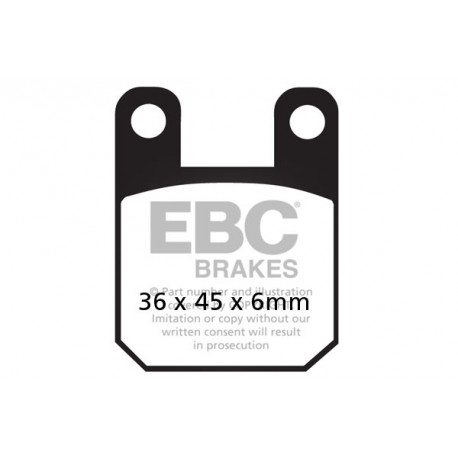 Zavore EBC Moto EBC zavorne ploščice SFAHH Scooter Sintered SFA115HH | race-shop.si