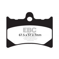 EBC zavorne ploščice Double-H Sintered FA126HH
