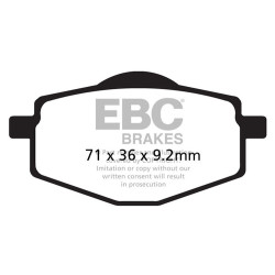 EBC zavorne ploščice R Series Sintered FA101R