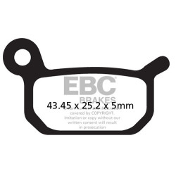 EBC zavorne ploščice R Series Sintered FA325R