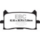 Zavore EBC Moto EBC zavorne ploščice  sintrane FA679HH | race-shop.si
