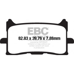 Zavorne ploščice EBC sintrane FA679HH