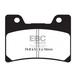 EBC zavorne ploščice Double-H Sintered FA160HH