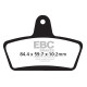 Zavore EBC Moto EBC zavorne ploščice Double-H Sintered FA623HH | race-shop.si