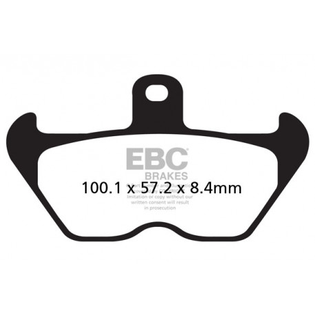 Zavore EBC Moto EBC zavorne ploščice EPFA EPFA407HH | race-shop.si