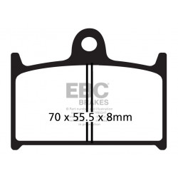 EBC zavorne ploščice EPFA EPFA145HH