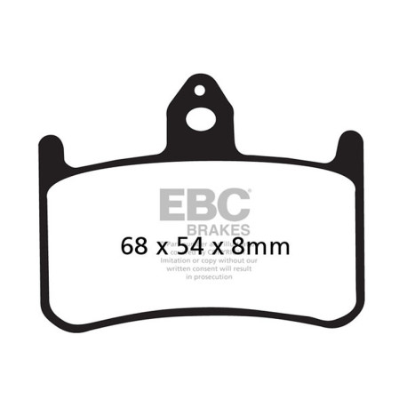Zavore EBC Moto EBC zavorne ploščice EPFA Extreme Pro Sintered EPFA187HH | race-shop.si