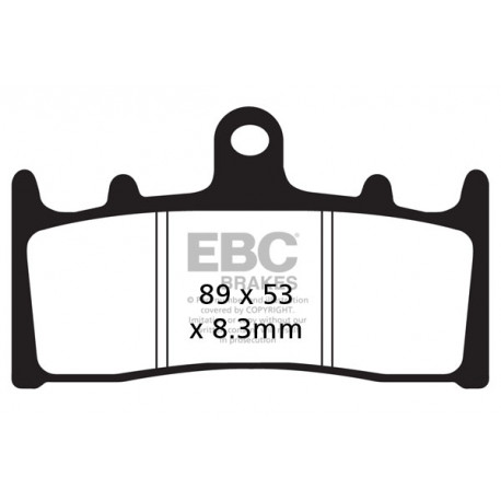 Zavore EBC Moto EBC zavorne ploščice EPFA EPFA188HH | race-shop.si