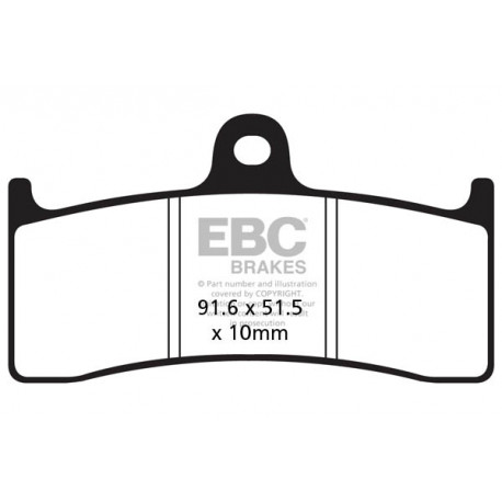 Zavore EBC Moto EBC zavorne ploščice EPFA EPFA442/4HH | race-shop.si