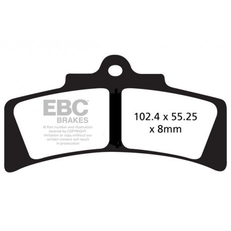 Zavore EBC Moto EBC zavorne ploščice GFA GFA183HH | race-shop.si