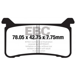 EBC zavorne ploščice GPFAX Sintered Race GPFAX700HH