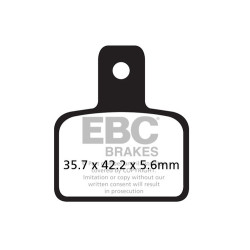 EBC zavorne ploščice Organic FA FA495