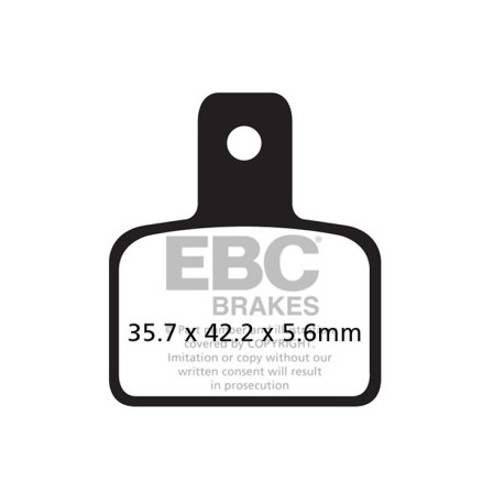 Zavore EBC Moto EBC zavorne ploščice Organic FA FA495 | race-shop.si