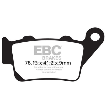 Zavore EBC Moto EBC zavorne ploščice Organic FA FA213 | race-shop.si