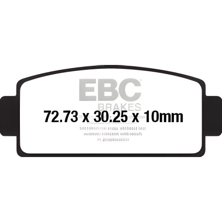 Zavore EBC Moto EBC zavorne ploščice Carbon TT FA651TT | race-shop.si