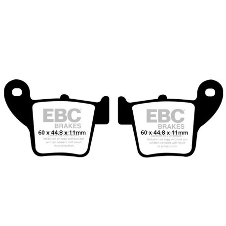Zavore EBC Moto EBC zavorne ploščice Carbon TT FA346TT | race-shop.si