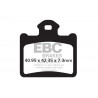 EBC Brzdové obloženie Organic FA602TT