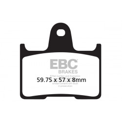 EBC zavorne ploščice Organic FA FA254