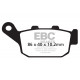 Zavore EBC Moto EBC zavorne ploščice Organic SFA140 | race-shop.si