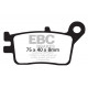 Zavore EBC Moto EBC zavorne ploščice Organic FA153 | race-shop.si