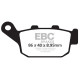 Zavore EBC Moto EBC zavorne ploščice Organic FA FA496 | race-shop.si