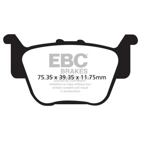 Zavore EBC Moto EBC zavorne ploščice Carbon TT FA373TT | race-shop.si