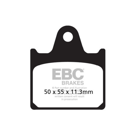 Zavore EBC Moto EBC zavorne ploščice Organic FA FA109 | race-shop.si