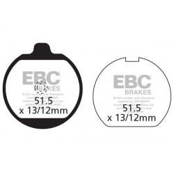 EBC zavorne ploščice Organic FA037