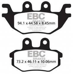 EBC zavorne ploščice Carbon TT FA686TT