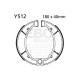 Zavore EBC Moto EBC zavorne čeljusti Plain Y512 | race-shop.si