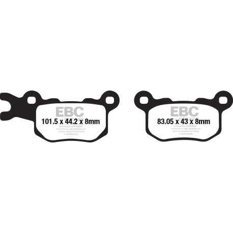 Zavore EBC Moto EBC zavorne ploščice Carbon TT FA685TT | race-shop.si