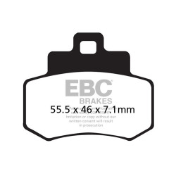 EBC zavorne ploščice SFA Scooter Organic SFA356
